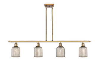 Ballston Four Light Island Pendant in Brushed Brass (405|516-4I-BB-G559-5ME)