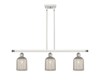 Ballston Three Light Island Pendant in White Polished Chrome (405|516-3I-WPC-G559-5ME)