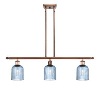 Ballston Three Light Island Pendant in Antique Copper (405|516-3I-AC-G559-5BL)