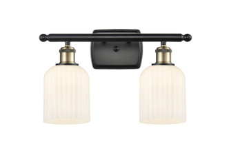 Ballston Two Light Bath Vanity in Black Antique Brass (405|516-2W-BAB-G559-5GWH)