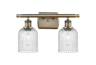 Ballston Two Light Bath Vanity in Antique Brass (405|516-2W-AB-G559-5SDY)