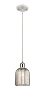 Ballston One Light Mini Pendant in White Polished Chrome (405|516-1S-WPC-G559-5ME)