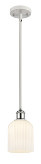 Ballston One Light Mini Pendant in White Polished Chrome (405|516-1S-WPC-G559-5GWH)