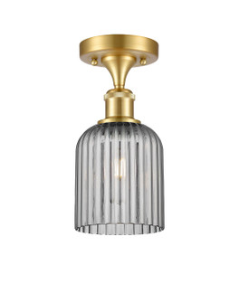 Ballston One Light Semi-Flush Mount in Satin Gold (405|516-1C-SG-G559-5SM)