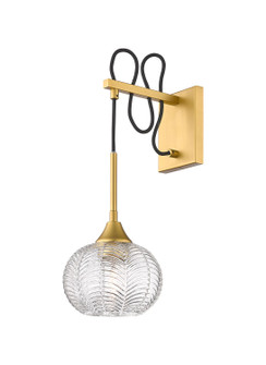 Berkshire One Light Wall Sconce in Brushed Brass (405|323-1W-BB-G323-7CL)