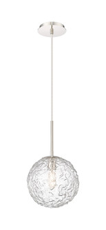 Barrington One Light Mini Pendant in Polished Nickel (405|321-1P-PN-G320-10CL-PN)