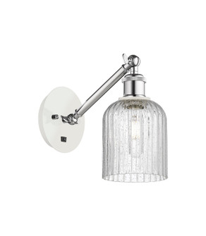 Ballston One Light Wall Sconce in White Polished Chrome (405|317-1W-WPC-G559-5SDY)