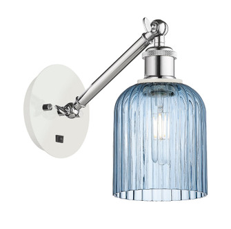 Ballston One Light Wall Sconce in White Polished Chrome (405|317-1W-WPC-G559-5BL)