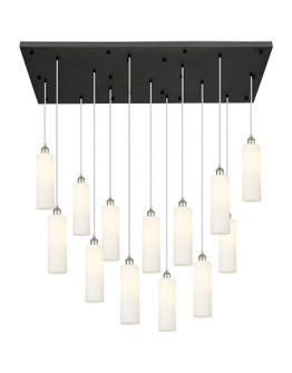 Downtown Urban 13 Light Pendant in Polished Nickel (405|154BK-B-13P-PN-G434-12WH)