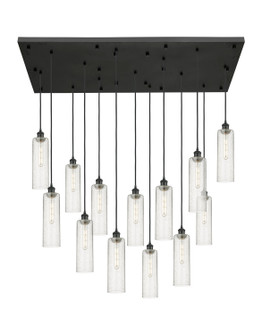 Downtown Urban 13 Light Pendant in Matte Black (405|154BK-B-13P-BK-G434-12SDY)