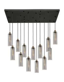 Downtown Urban 13 Light Pendant in Brushed Brass (405|154BK-B-13P-BB-G434-12SM)