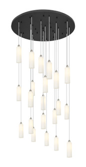 Downtown Urban 21 Light Pendant in Polished Nickel (405|148BK-B-21P-PN-G434-12WH)