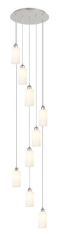 Downtown Urban Nine Light Pendant in Polished Nickel (405|119B-9P-PN-G434-7WH)