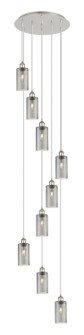 Downtown Urban Nine Light Pendant in Polished Nickel (405|119B-9P-PN-G434-7SM)