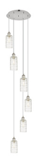 Downtown Urban Six Light Pendant in Polished Nickel (405|116B-6P-PN-G434-7DE)