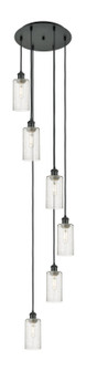Downtown Urban Six Light Pendant in Matte Black (405|116B-6P-BK-G434-7SDY)
