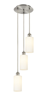 Downtown Urban Three Light Pendant in Brushed Satin Nickel (405|113B-3P-SN-G434-7WH)