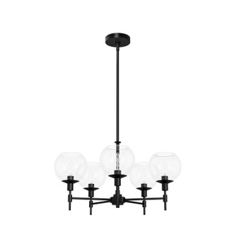 Xidane Five Light Chandelier in Matte Black (47|19510)