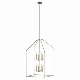 Madden Eight Light Foyer Pendant in Brushed Nickel (12|52724NI)
