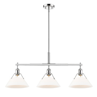 Orwell CH Three Light Linear Pendant in Chrome (62|3306-LP CH-OP)