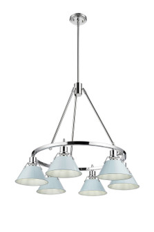 Orwell CH Six Light Chandelier in Chrome (62|3306-6 CH-DB)