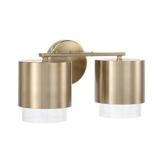 Weller Two Light Vanity in Matte Brass (65|153021MA-549)