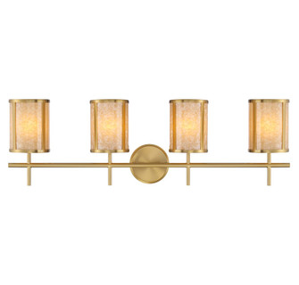 Camden Four Light Bathroom Vanity in Warm Brass (51|8-2055-4-322)