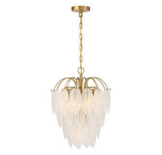 Boa Five Light Chandelier in Warm Brass (51|1-3507-5-322)
