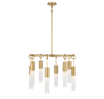 Chelsea Eight Light Chandelier in Warm Brass (51|1-1366-8-322)