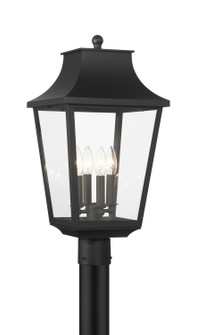 Altimeter Four Light Outdoor Post Lantern in Sand Coal (7|73345-66)