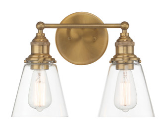 Barwell Two Light Bath Vanity in Oxidized Aged Brass (7|5682-923)