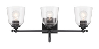 Antonia Three Light Bath Vanity in Coal Black (7|4003-66A)