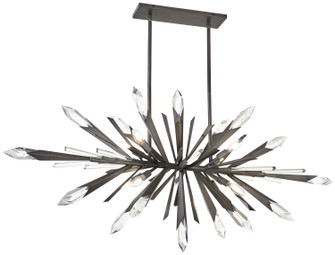 Elsa Eight Light Island Pendant in Midnight Graphite (29|N1949-766)