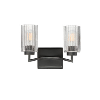Rigata Two Light Wall Sconce in Black (16|21372CRBK)