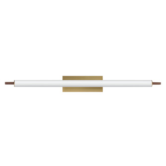Joist LED Surface Mount in Whit Alabaster / Natural Aged Brass (86|E24938-WNAB)