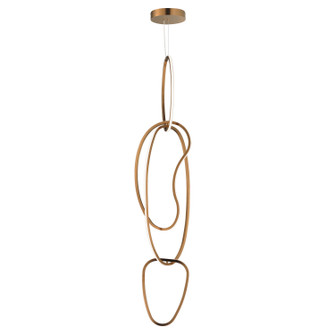 Unity LED Pendant in Brushed Champagne (86|E24617-BCN)