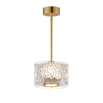 Elysian LED Pendant in Natural Aged Brass (86|E11081-124NAB)