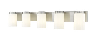 Burk Five Light Vanity in Brushed Nickel (224|746-5V-BN)