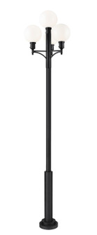 Laurent One Light Outdoor Post Mount Fixture in Black (224|597PHB-4-5010P-BK)