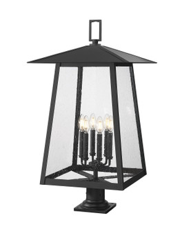 Rainer Six Light Outdoor Pier Mounted Fixture in Black (224|5015PHXXLR-533PM-BK)