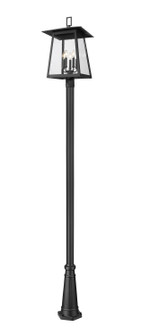 Rainer Five Light Outdoor Post Mounted Fixture in Black (224|5015PHXLR-5011P-BK)