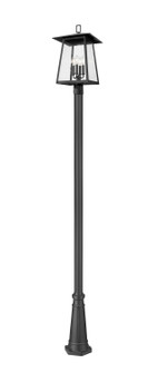 Rainer Four Light Outdoor Post Mounted Fixture in Black (224|5015PHBR-519P-BK)