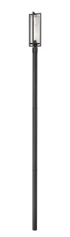 Aura One Light Outdoor Post Mounted Fixture in Black (224|5013PHBR-5009P120-BK)