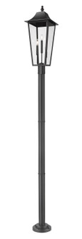 Gannon Three Light Outdoor Post Mount Fixture in Black (224|5008PHXLR-567P-BK)