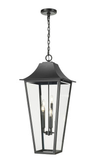 Gannon Five Light Outdoor Chain Mount Ceiling Fixture in Black (224|5008CHXXL-BK)