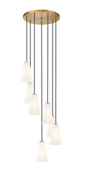 Farrell Seven Light Chandelier in Modern Gold (224|3043P6-7R-MGLD)