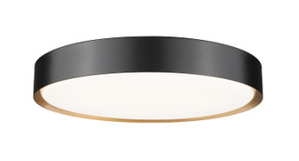 Kawan LED Flush Mount in Matte Black + Modern Gold (224|1014F20-MB-MGLD-LED)