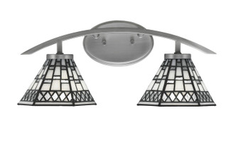 Kurve Two Light Bath Bar in Graphite (200|3722-GP-9105)