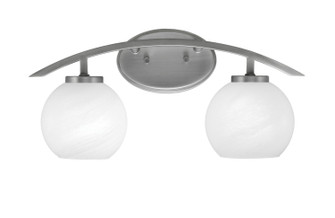 Kurve Two Light Bath Bar in Graphite (200|3722-GP-4101)