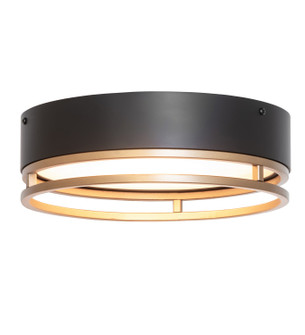 Cilindro LED Flushmount in Matte Black & Gold Metallic (57|235253)